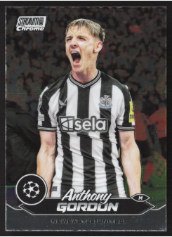 Anthony Gordon, Kartička, 2023-24 Topps Stadium Club Chrome UEFA Club Competitions, BASE