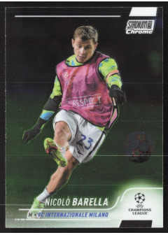 Nicolò Barella, Kartička, 2021-22 Topps Stadium Club Chrome UEFA Champions League, BASE