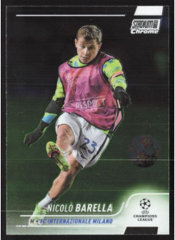 Nicolò Barella, Kartička, 2021-22 Topps Stadium Club Chrome UEFA Champions League, BASE