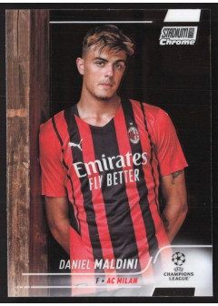 Daniel Maldini, Kartička, 2021-22 Topps Stadium Club Chrome UEFA Champions League, BASE