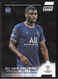 Éric Junior Dina EbimbeRC, Kartička, 2021-22 Topps Stadium Club Chrome UEFA Champions League, BASE
