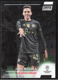 Jamal Musiala, Kartička, 2021-22 Topps Stadium Club Chrome UEFA Champions League, BASE