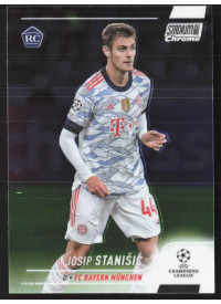 Josip StanišićRC, Kartička, 2021-22 Topps Stadium Club Chrome UEFA Champions League, BASE