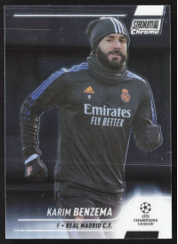 Karim Benzema, Kartička, 2021-22 Topps Stadium Club Chrome UEFA Champions League, BASE