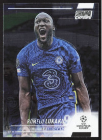 Romelu Lukaku, Kartička, 2021-22 Topps Stadium Club Chrome UEFA Champions League, BASE