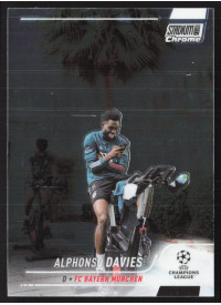 Alphonso Davies, Kartička, 2021-22 Topps Stadium Club Chrome UEFA Champions League, BASE