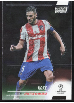 Koke, Kartička, 2021-22 Topps Stadium Club Chrome UEFA Champions League, BASE