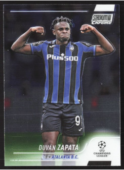 Duván Zapata, Kartička, 2021-22 Topps Stadium Club Chrome UEFA Champions League, BASE