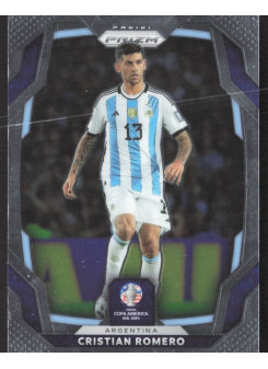 Cristian Romero, Kartička, 2023-24 Panini Prizm Copa America, BASE