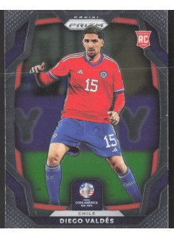 Diego Valdes, Kartička, 2023-24 Panini Prizm Copa America, BASE