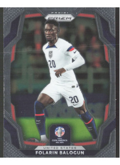 Folarin Balogun, Kartička, 2023-24 Panini Prizm Copa America, BASE