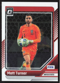 Matt Turner, Kartička, Panini Donruss Soccer 2024-25, Optic