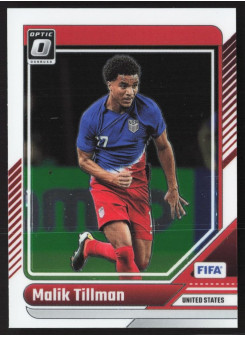 Malik Tillman, Kartička, Panini Donruss Soccer 2024-25, Optic