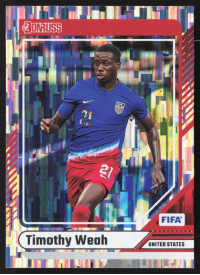Timothy Weah, Kartička, Panini Donruss Soccer 2024-25, Silver