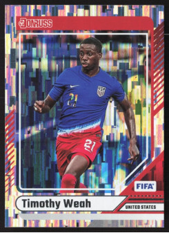 Timothy Weah, Kartička, Panini Donruss Soccer 2024-25, Silver