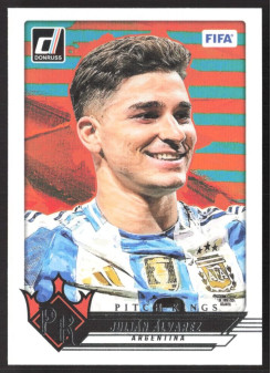 Julian Alvarez, Kartička, Panini Donruss Soccer 2024-25, Silver