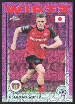 Florian Wirtz, Kartička, Topps Chrome UEFA Club Competitions 2024-2025, LIMIT