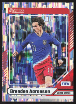 Brenden Aaronson, Kartička, Panini Donruss Soccer 2024-25, Silver