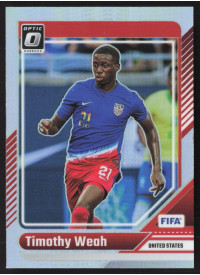 Timothy Weah, Kartička, Panini Donruss Soccer 2024-25, Holo Optic