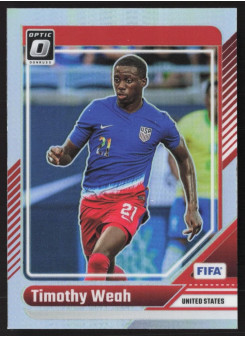Timothy Weah, Kartička, Panini Donruss Soccer 2024-25, Holo Optic
