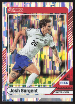 Josh Sargent, Kartička, Panini Donruss Soccer 2024-25, Silver