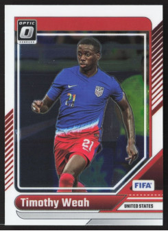 Timothy Weah, Kartička, Panini Donruss Soccer 2024-25, Optic