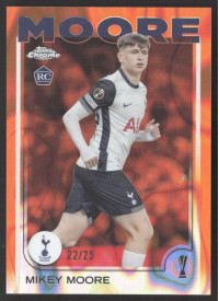 Mikey Moore, Kartička, Topps Chrome UEFA Club Competitions 2024-2025, LIMIT