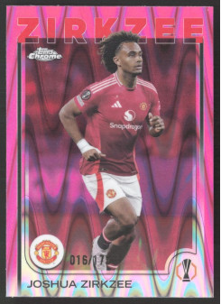 Joshua Zirkzee, Kartička, Topps Chrome UEFA Club Competitions 2024-2025, LIMIT