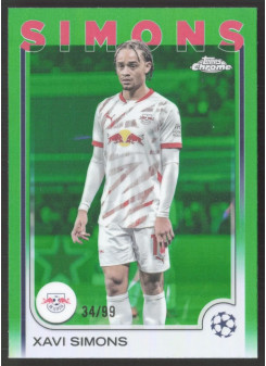 Xavi Simons, Kartička, Topps Chrome UEFA Club Competitions 2024-2025, LIMIT