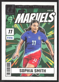 Sophia Smith, Kartička, Panini Donruss Soccer 2024-25, Silver