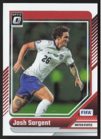 Josh Sargent, Kartička, Panini Donruss Soccer 2024-25, Optic