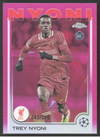 Trey Nyoni, Kartička, Topps Chrome UEFA Club Competitions 2024-2025, LIMIT