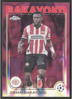 Johan Bakayoko, Kartička, Topps Chrome UEFA Club Competitions 2024-2025, LIMIT