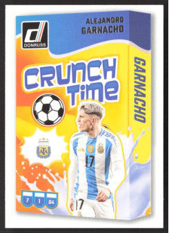Alejandro Garnacho, Kartička, Panini Donruss Soccer 2024-25, Silver
