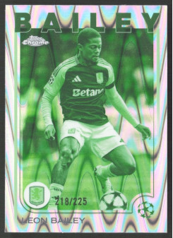 Leon Bailey, Kartička, Topps Chrome UEFA Club Competitions 2024-2025, LIMIT