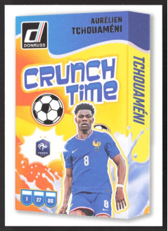 Aurelien Tchouameni, Kartička, Panini Donruss Soccer 2024-25, Silver