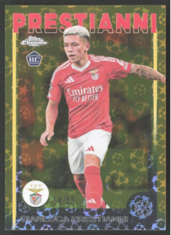 Gianluca Prestianni, Kartička, Topps Chrome UEFA Club Competitions 2024-2025, LIMIT