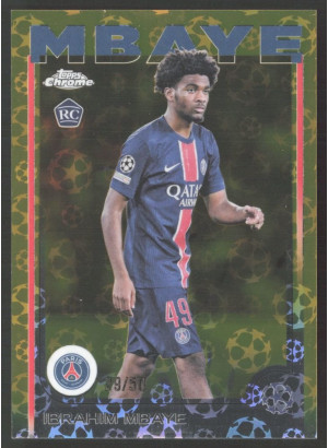 Ibrahim Mbaye, Card, Topps Chrome UEFA Club Competitions 2024-2025, LIMIT