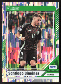 Santiago Gimenez, Kartička, Panini Donruss Soccer 2024-25, Silver