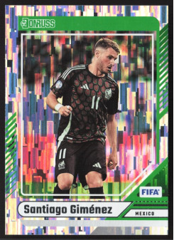 Santiago Gimenez, Kartička, Panini Donruss Soccer 2024-25, Silver