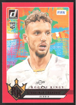 Strahinja Erakovic, Kartička, Panini Donruss Soccer 2024-25, Red