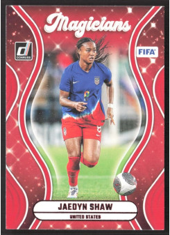 Jaedyn Shaw, Kartička, Panini Donruss Soccer 2024-25, Red