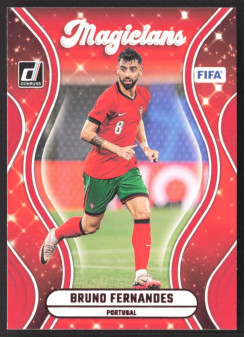 Bruno Fernandes, Kartička, Panini Donruss Soccer 2024-25, Red