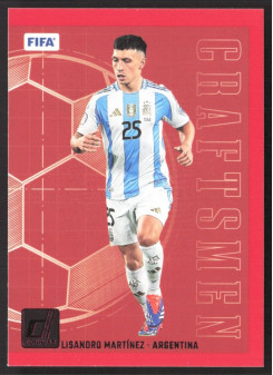 Lisandro Martinez, Kartička, Panini Donruss Soccer 2024-25, Red