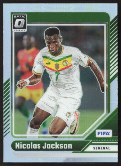 Nicolas Jackson, Kartička, Panini Donruss Soccer 2024-25, Holo Optic