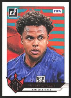 Weston McKennie, Kartička, Panini Donruss Soccer 2024-25, INSERT