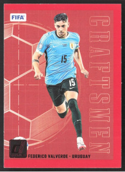Federico Valverde, Kartička, Panini Donruss Soccer 2024-25, Red