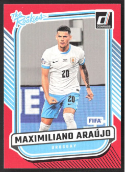 Maximiliano Araujo, Kartička, Panini Donruss Soccer 2024-25, Red