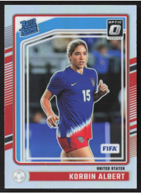 Korbin Albert, Kartička, Panini Donruss Soccer 2024-25, Holo Optic