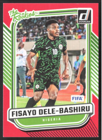 Fisayo Dele-Bashiru, Kartička, Panini Donruss Soccer 2024-25, Red